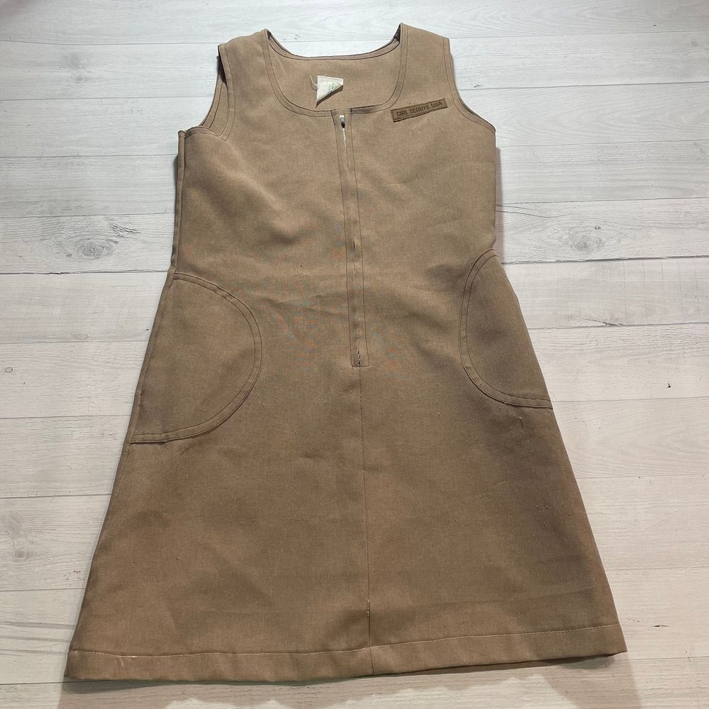 Vintage girl scout brownie uniform size‎ 10